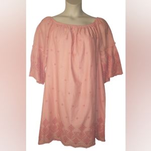 St. John's Bay Coral Embroidery XL Dress